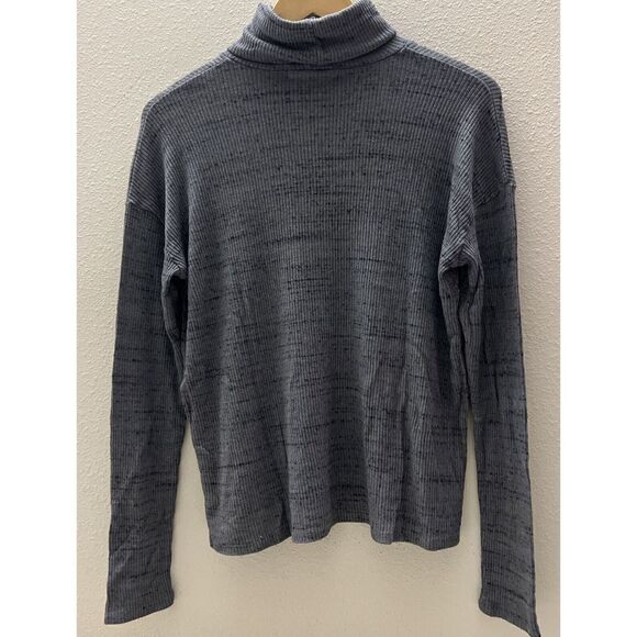 Project Social T 6699-145 Womens Sz S Slate Gray Poppy L/S Turtle Neck Sweater - Picture 5 of 10